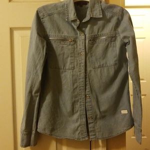 Jean shirt pre-washed denim